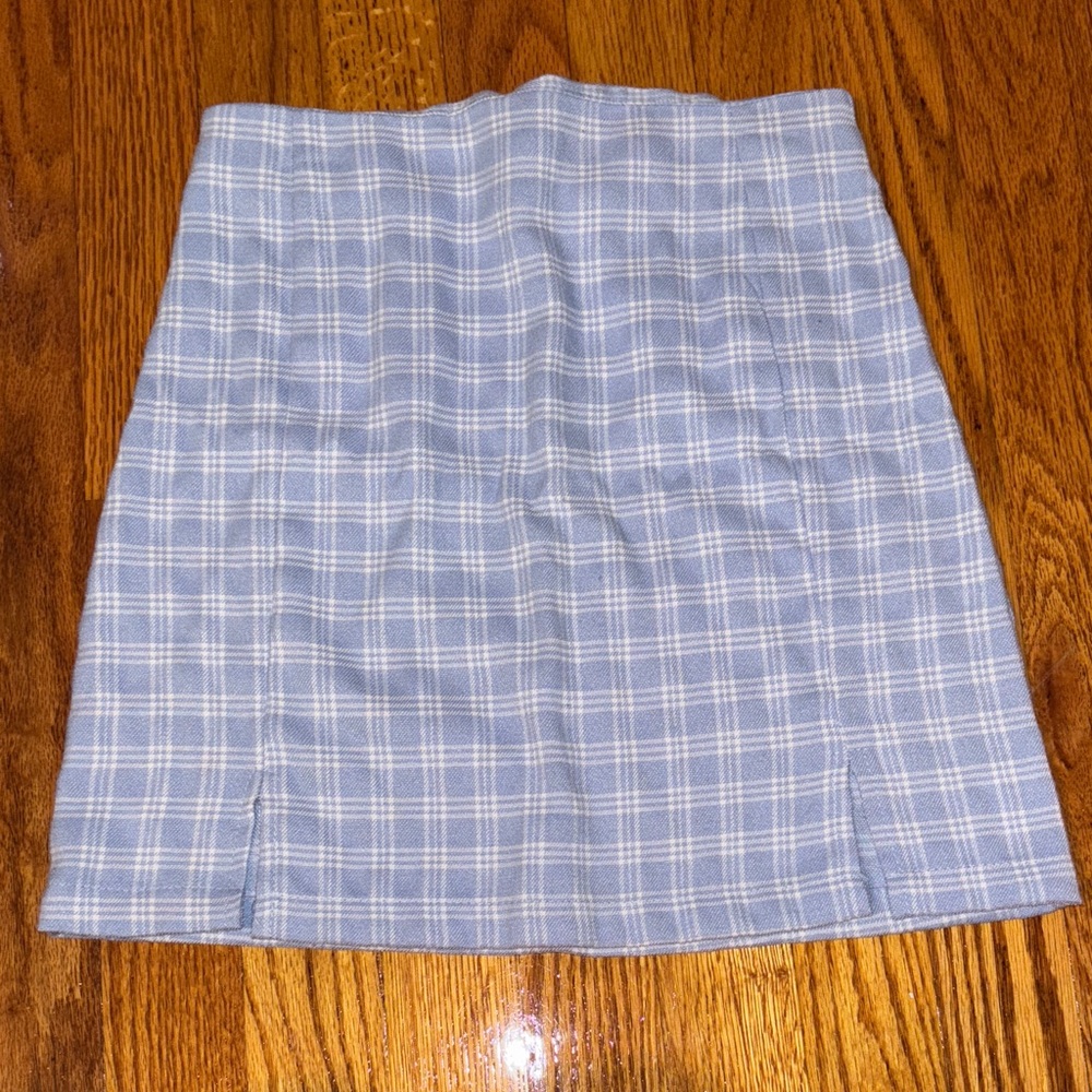 Plaid Blue Women's Skirt